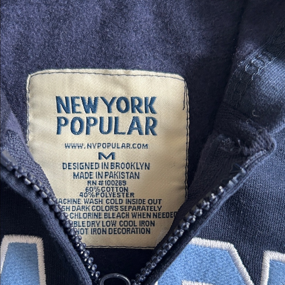 Alaska Navy Blue Hoodie Never worn - Picture 2 of 3
